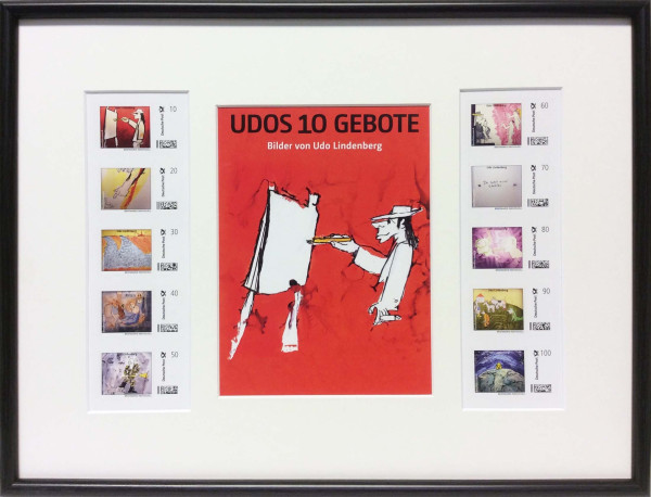 Udo Lindenberg Udos 10 Gebote Briefmarken